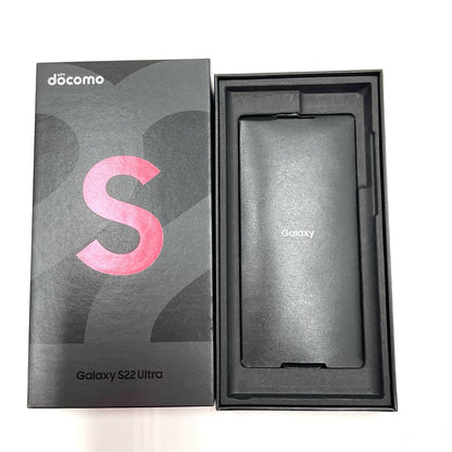 【最速発送】SAMSUNG Galaxy S22 Ultra 256GB バーガンディ docomo SC-52C 白ロム【難有】