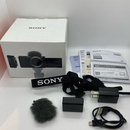 【全額返金保証】【最速発送】Sony デジタル一眼 ZV-E10L ブラック 美品 動作確認済