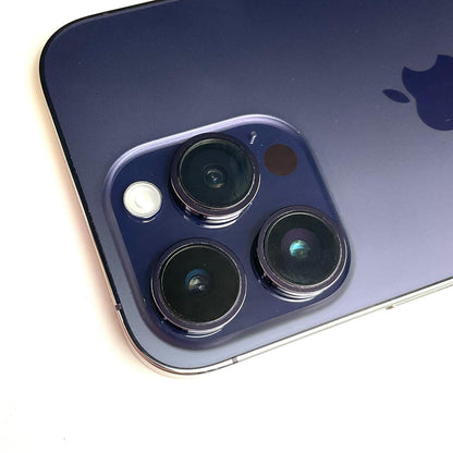 【全額返金保証】【最速発送】Apple iPhone iPhone 14 Pro 128GB ディープパープル docomo SIMフリー 白ロム 動作確認済 78%