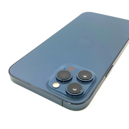 【最速発送】Apple iPhone iPhone 12 Pro Max 128GB パシフィックブルー docomo 白ロム【難有】 77%