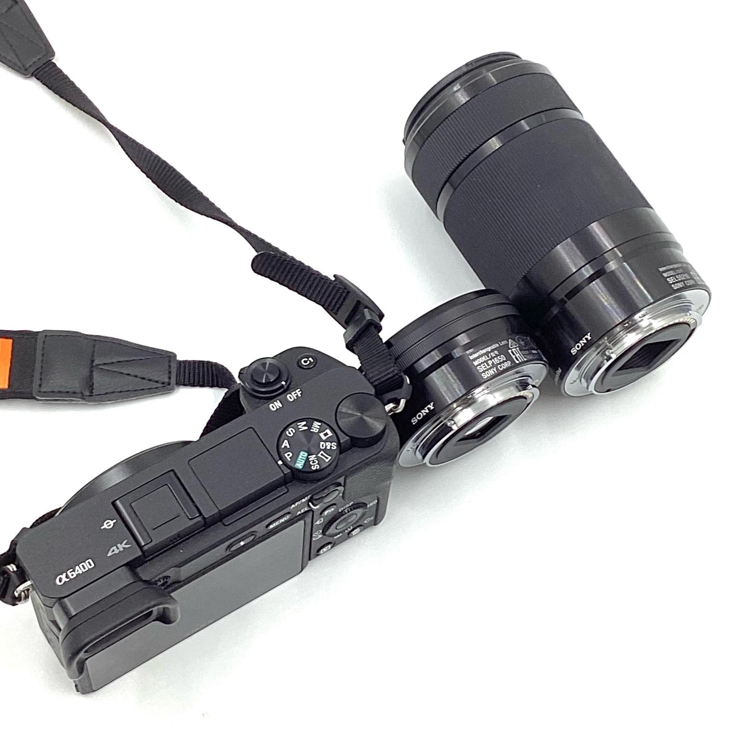 【全額返金保証】【最速発送】Sony デジタル一眼 α6400 ILCE-6400Y ダブルズームキット ブラック 超美品 動作確認済