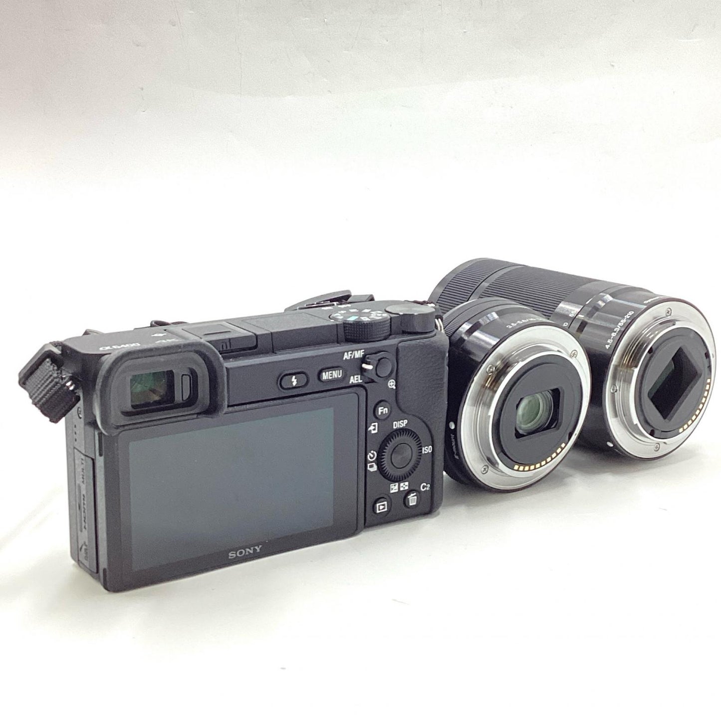 【全額返金保証】【最速発送】Sony デジタル一眼 α6400 ILCE-6400Y ダブルズームキット ブラック 超美品 動作確認済