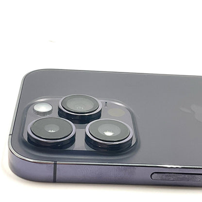 【全額返金保証】【最速発送】Apple iPhone iPhone 14 Pro 128GB ディープパープル SIMフリー 白ロム 美品 動作確認済 88%