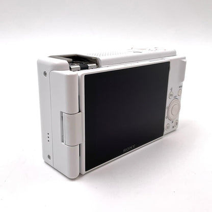 【全額返金保証】【最速発送】Sony コンパクトデジタルカメラ VLOGCAM ZV-1M2 [ホワイト] 美品 動作確認済