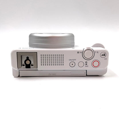 【全額返金保証】【最速発送】Sony コンパクトデジタルカメラ VLOGCAM ZV-1M2 [ホワイト] 美品 動作確認済