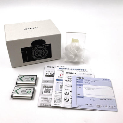【全額返金保証】【最速発送】Sony コンパクトデジタルカメラ VLOGCAM ZV-1M2 [ホワイト] 美品 動作確認済
