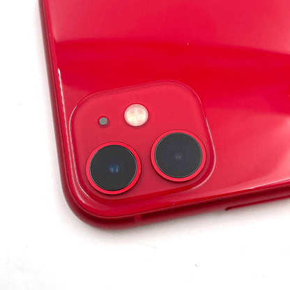 【最速発送】Apple iPhone iPhone 11 64GB (PRODUCT)RED Softbank 白ロム【難有】 77%
