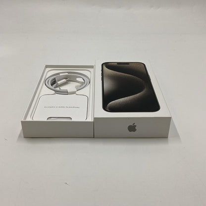 【全額返金保証】【最速発送】Apple iPhone iPhone 15 Pro 256GB ナチュラルチタニウム SIMフリー 白ロム 超美品 動作確認済 93%
