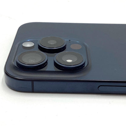 【全額返金保証】【最速発送】Apple iPhone iPhone 15 Pro 256GB ブルーチタニウム SIMフリー 白ロム 動作確認済 87%