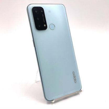 【全額返金保証】【最速発送】OPPO Reno 5 A 128GB アイスブルー SIMフリー CPH2199 白ロム 動作確認済