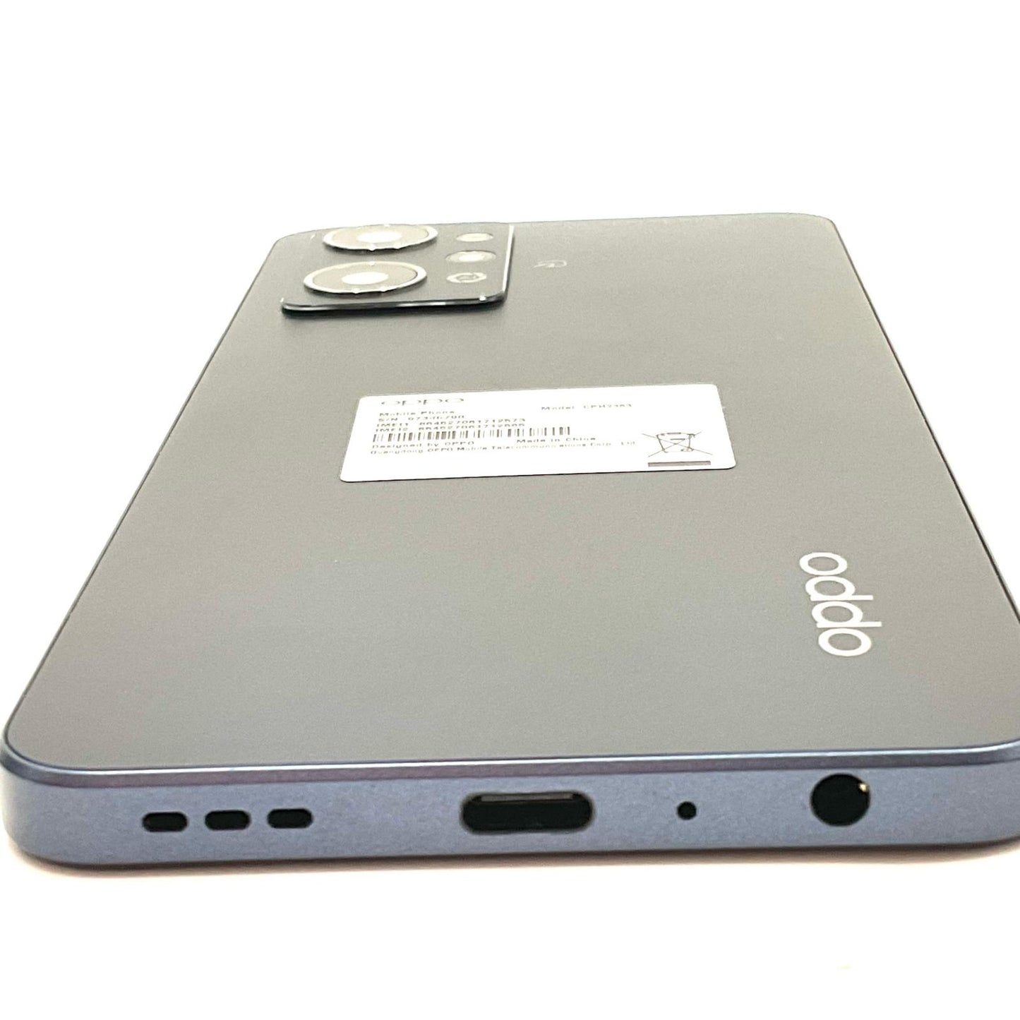 【全額返金保証】【最速発送】OPPO Reno 7 A 128GB スターリーブラック SIMフリー CPH2353 白ロム 動作確認済