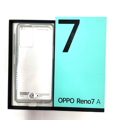【全額返金保証】【最速発送】OPPO Reno 7 A 128GB スターリーブラック SIMフリー CPH2353 白ロム 動作確認済