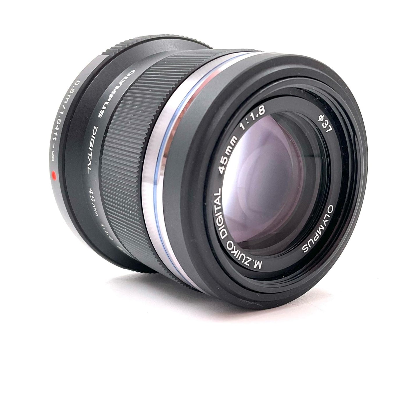 【全額返金保証】【最速発送】OLYMPUS M.ZUIKO DIGITAL 45mm F1.8 [ブラック] 動作確認済