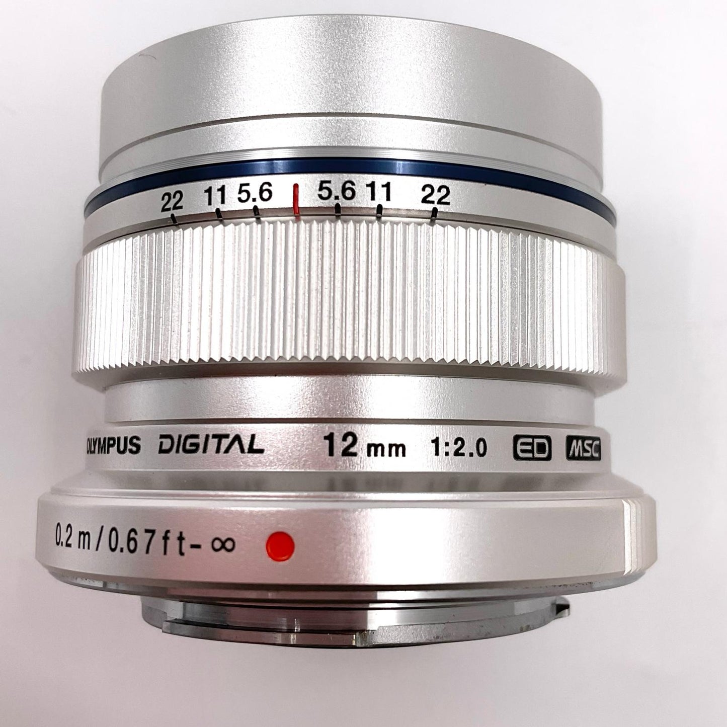 【全額返金保証】【最速発送】OLYMPUS M.ZUIKO DIGITAL ED 12mm F2.0 [シルバー 動作確認済