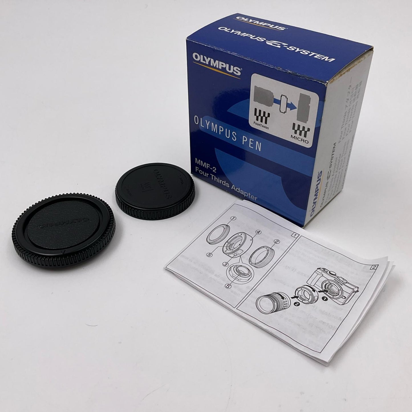 【全額返金保証】【最速発送】OLYMPUS フォーサーズアダプター MMF-2 美品 動作確認済