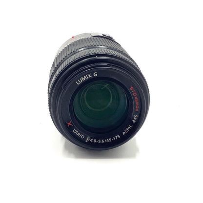 【全額返金保証】【最速発送】Panasonic LUMIX G X VARIO PZ 45-175mm/F4.0-5.6 ASPH./ POWER O.I.S. H-PS45175-K [ブラック] 美品 動作確認済