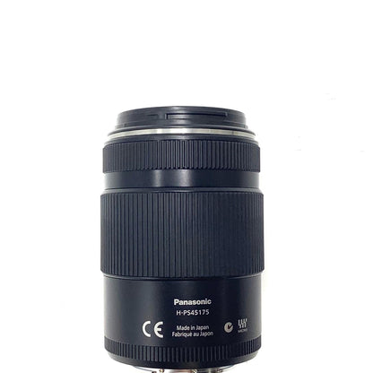 【全額返金保証】【最速発送】Panasonic LUMIX G X VARIO PZ 45-175mm/F4.0-5.6 ASPH./ POWER O.I.S. H-PS45175-K [ブラック] 美品 動作確認済