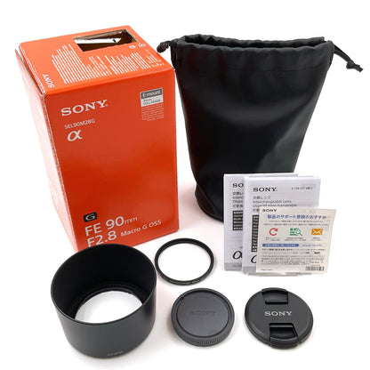 【全額返金保証】【最速発送】Sony FE 90mm F2.8 Macro G OSS SEL90M28G 美品 動作確認済