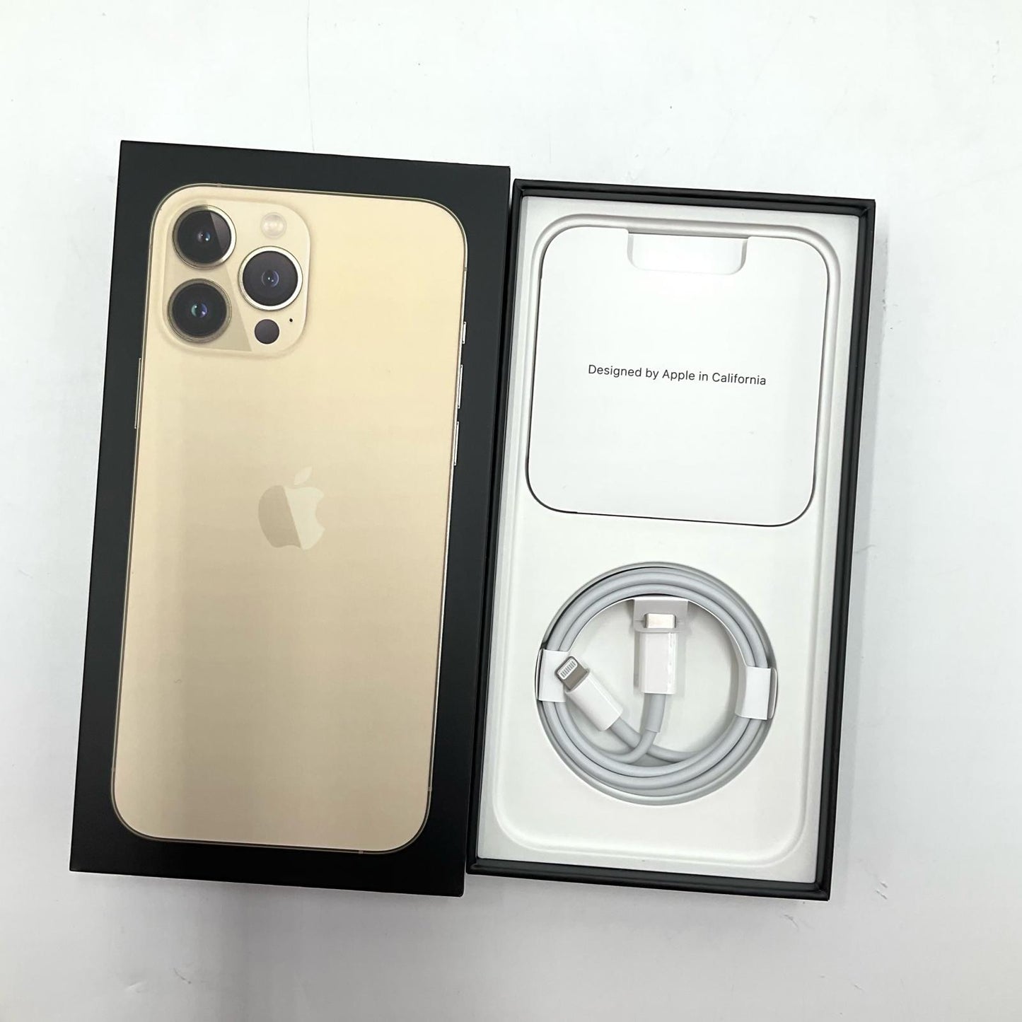 【全額返金保証】【最速発送】Apple iPhone iPhone 13 Pro Max 256GB ゴールド SIMフリー 白ロム 動作確認済 76%