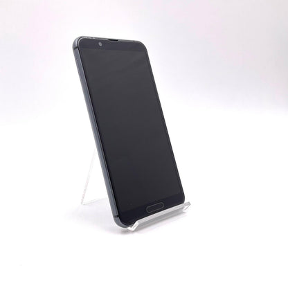 【全額返金保証】【最速発送】SHARP AQUOS sense3 64GB ブラック SIMフリー SHV45 白ロム 動作確認済