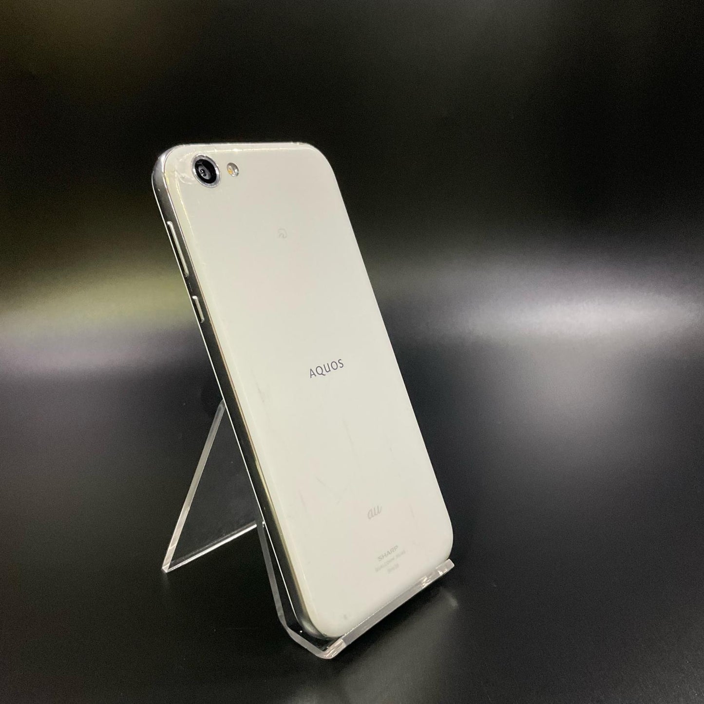 【最速発送】SHARP AQUOS R 64GB ジルコニアホワイト au SHV39 白ロム【難有】