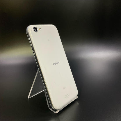 【最速発送】SHARP AQUOS R 64GB ジルコニアホワイト au SHV39 白ロム【難有】