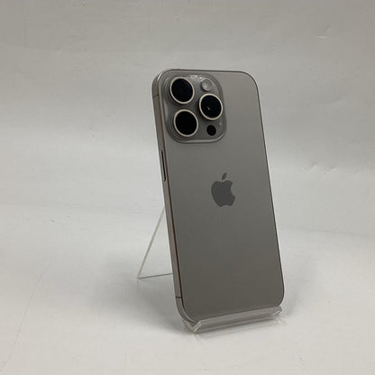 【全額返金保証】【最速発送】Apple iPhone iPhone 15 Pro 256GB ナチュラルチタニウム SIMフリー 白ロム 動作確認済 88%