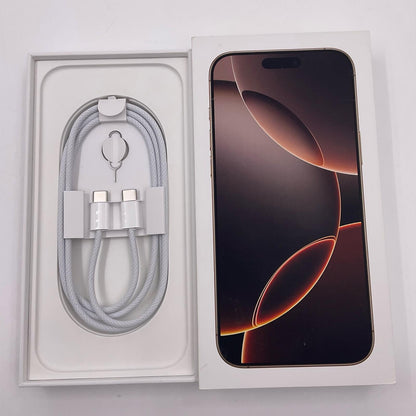 【全額返金保証】【最速発送】Apple iPhone iPhone 16 Pro Max 1TB デザートチタニウム SIMフリー 白ロム 動作確認済 97%