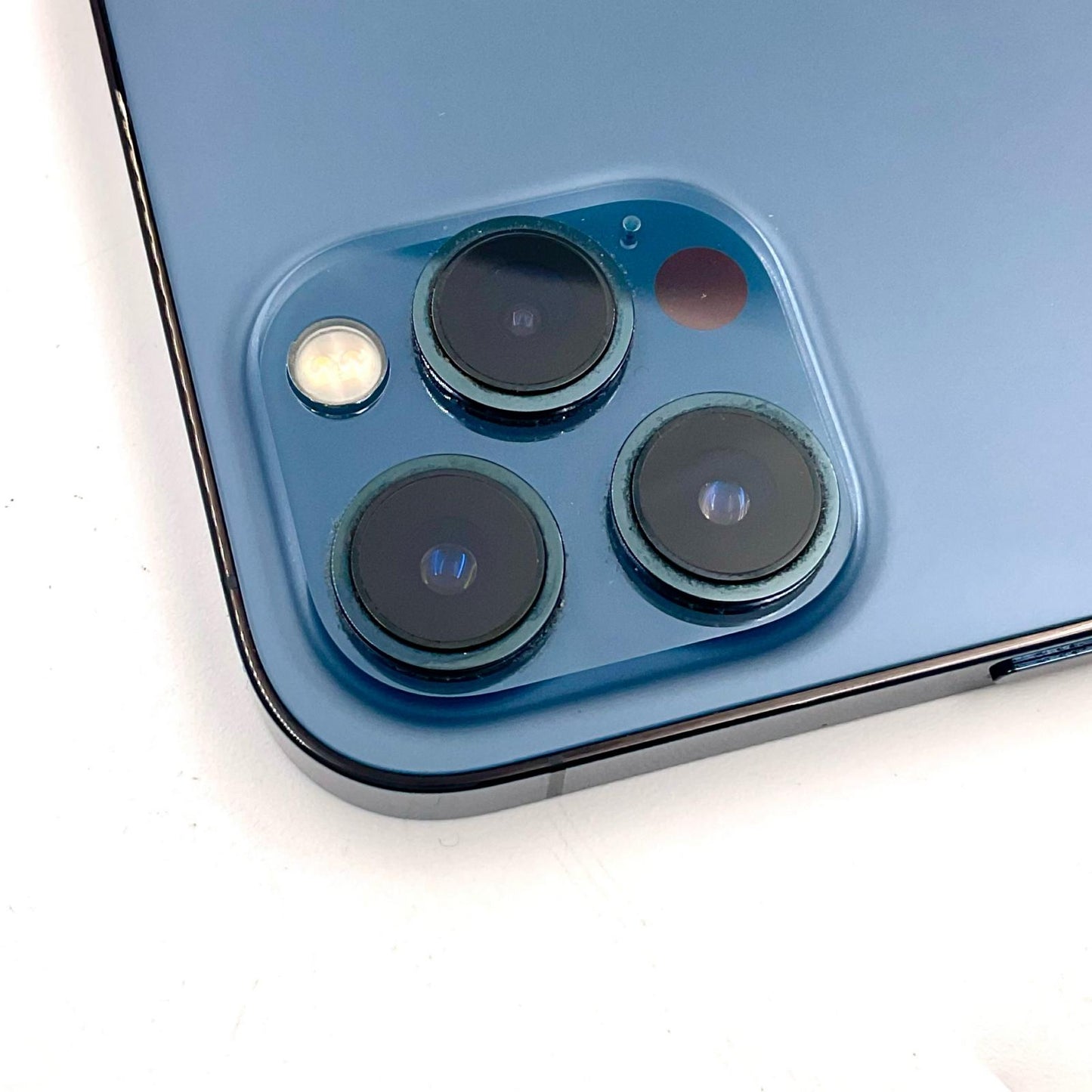 【全額返金保証】【最速発送】Apple iPhone iPhone 12 Pro Max 128GB パシフィックブルー SIMフリー 白ロム 動作確認済 82%