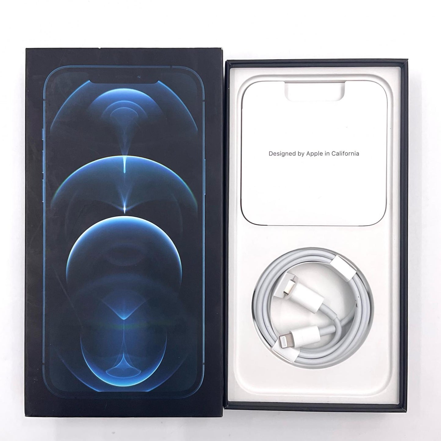 【全額返金保証】【最速発送】Apple iPhone iPhone 12 Pro Max 128GB パシフィックブルー SIMフリー 白ロム 動作確認済 82%