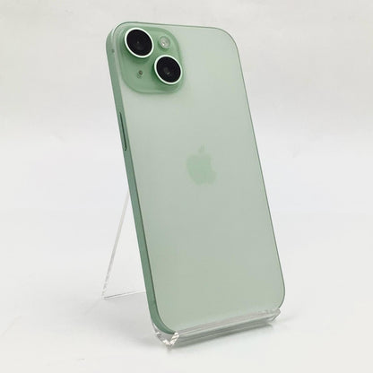 【全額返金保証】【最速発送】Apple iPhone iPhone 15 128GB グリーン SIMフリー 白ロム 美品 動作確認済 90%