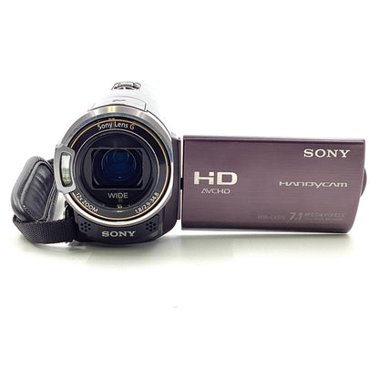 【最速発送】Sony HDR-CX370　デジタルHDビデオカメラレコーダー　ボルドーブラウン【難有】