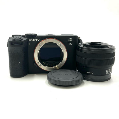 【全額返金保証】【最速発送】Sony デジタル一眼 α7C II ILCE-7CM2L ズームレンズキット ブラック 動作確認済