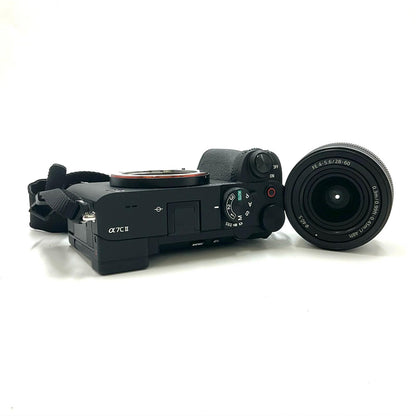 【全額返金保証】【最速発送】Sony デジタル一眼 α7C II ILCE-7CM2L ズームレンズキット ブラック 動作確認済