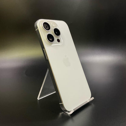 【全額返金保証】【最速発送】Apple iPhone iPhone 15 Pro 128GB ホワイト SIMフリー 白ロム 美品 動作確認済 87%