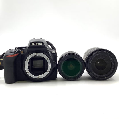 【全額返金保証】【最速発送】Nikon デジタル一眼 D5600 ダブルズームキット 動作確認済