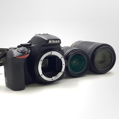 【全額返金保証】【最速発送】Nikon デジタル一眼 D5600 ダブルズームキット 動作確認済