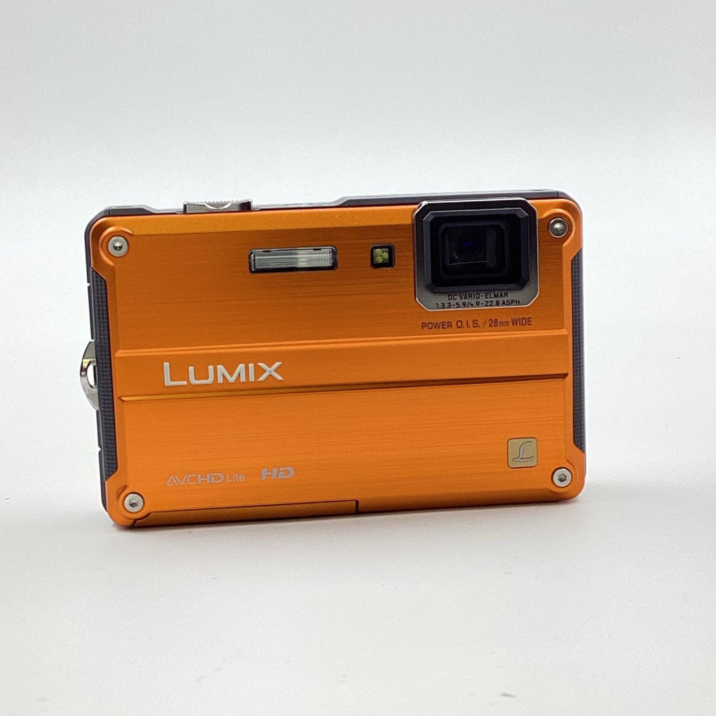 【全額返金保証】【最速発送】Panasonic コンパクトデジタルカメラ LUMIX DMC-FT2 オレンジ 美品 動作確認済