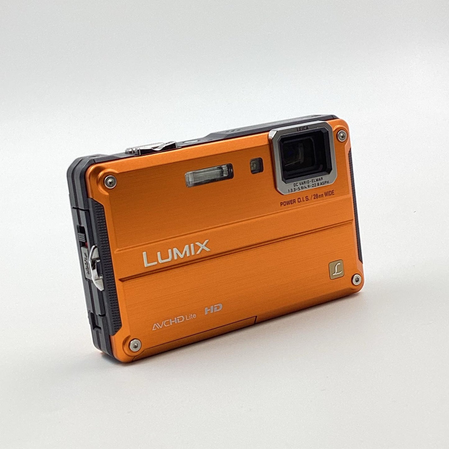 【全額返金保証】【最速発送】Panasonic コンパクトデジタルカメラ LUMIX DMC-FT2 オレンジ 美品 動作確認済