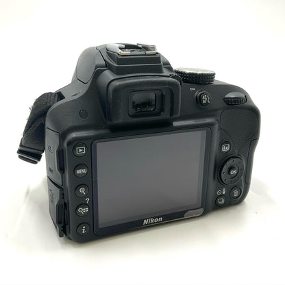 【全額返金保証】【最速発送】Nikon デジタル一眼 D3300 18-55 VRII レンズキット [ブラック] 動作確認済