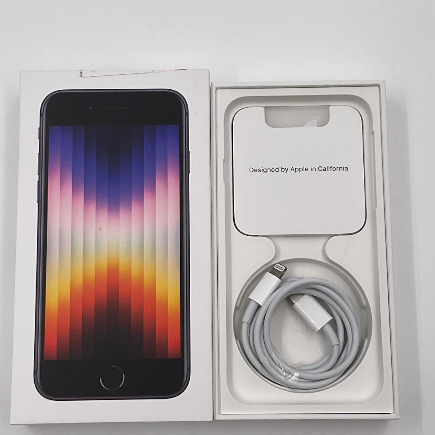 【全額返金保証】【最速発送】Apple iPhone iPhone SE（第3世代） 64GB ミッドナイト Softbank 白ロム 美品 動作確認済 85%