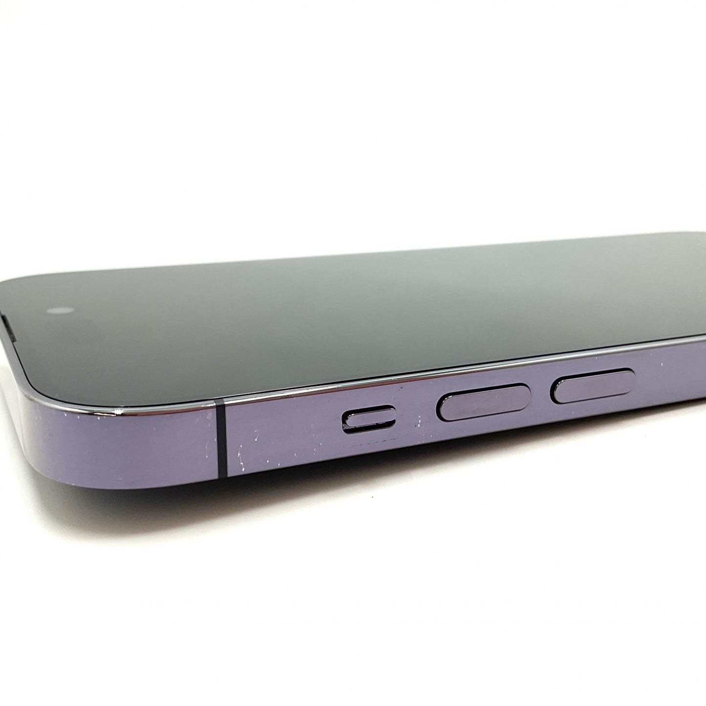 【全額返金保証】【最速発送】Apple iPhone iPhone 14 Pro 256GB ディープパープル docomo 白ロム 動作確認済 77%