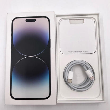 【全額返金保証】【最速発送】Apple iPhone iPhone 14 Pro Max 128GB スペースブラック Softbank SIMフリー 動作確認済 83%