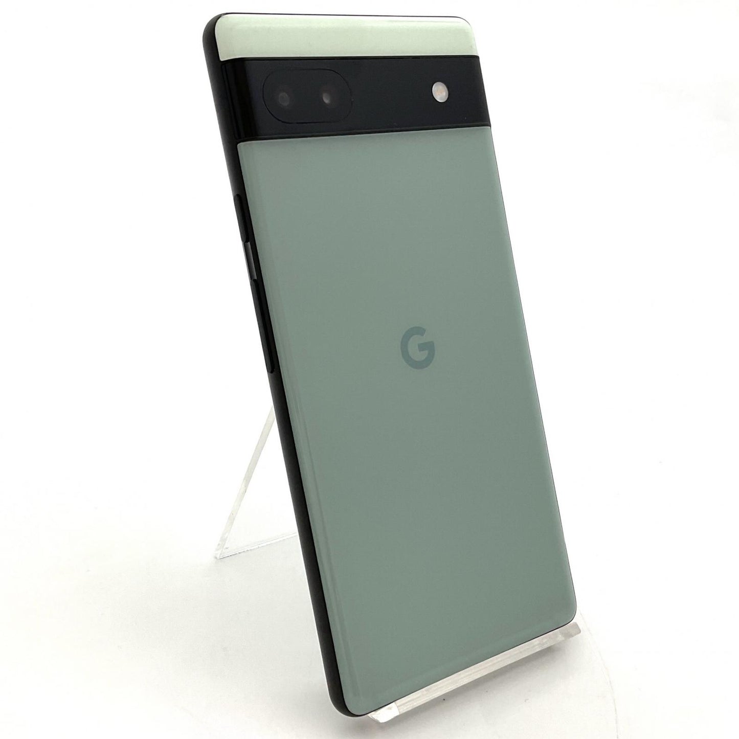 【全額返金保証】【最速発送】Google Pixel 6a 128GB Sage au GB17L 白ロム 動作確認済