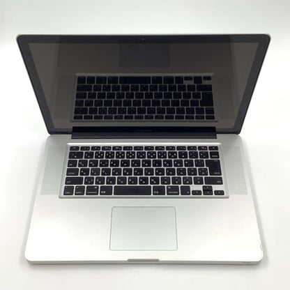 【最速発送】Apple MacBook Pro 15インチ 2012 2.6GHz クアッドコア Intel core i7 8GB HDD 750GB シルバー【難有】