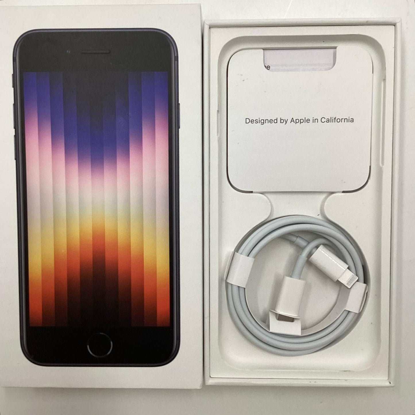 【全額返金保証】【最速発送】Apple iPhone iPhone SE（第3世代） 64GB ミッドナイト Softbank SIMフリー 白ロム 動作確認済 86%