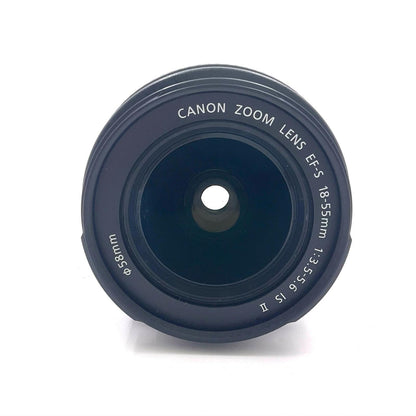 【全額返金保証】【最速発送】Canon EF-S18-55mm F3.5-5.6 IS II 美品 動作確認済