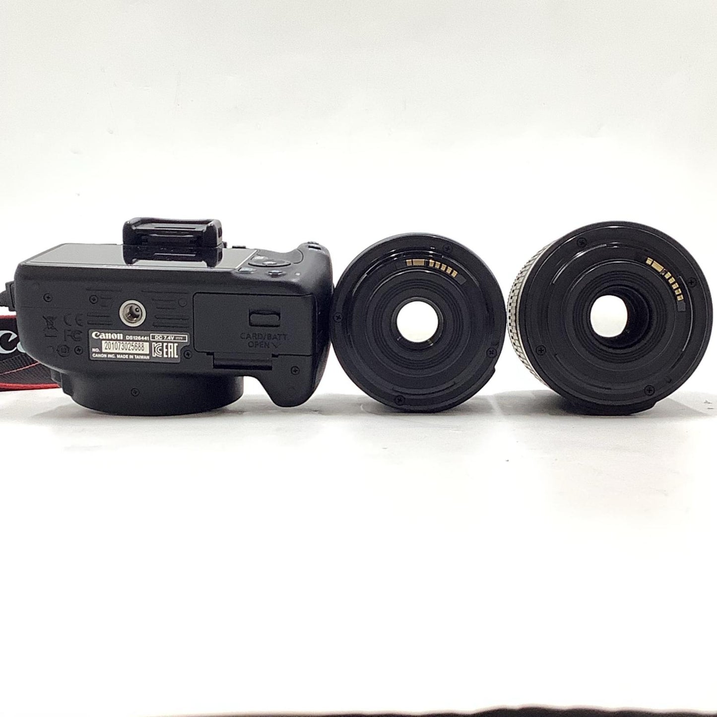【全額返金保証】【最速発送】Canon デジタル一眼 EOS Kiss X7 ダブルズームキット ブラック 美品 動作確認済