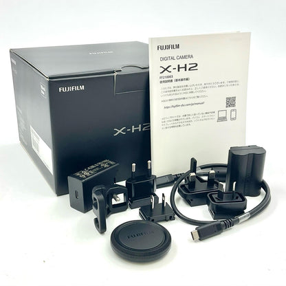 【全額返金保証】【最速発送】FUJIFILM デジタル一眼 FUJIFILM X-H2 ボディ ブラック 美品 動作確認済