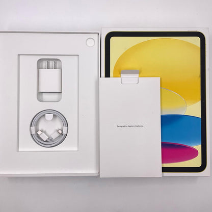 【全額返金保証】【最速発送】Apple iPad iPad 10.9インチ 第10世代 64GB イエロー Wi-Fi 超美品 動作確認済